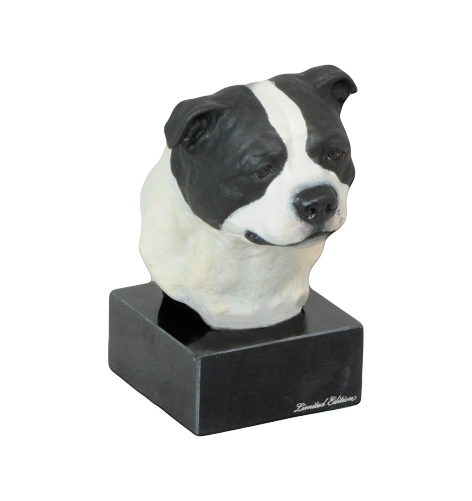 Staffordshire Bull Terrier ręcznie pomalowana statuetka Art-Dog